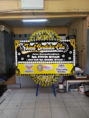 Papan Bunga di Sudimara Selatan