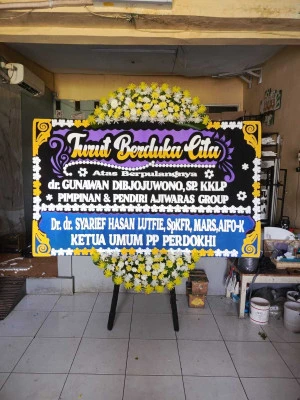 Papan Bunga di Sudimara Selatan